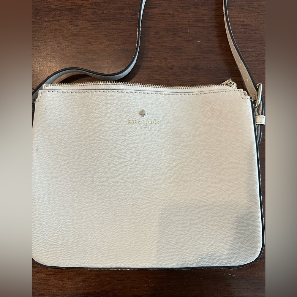 Kate Spade barely off white purse